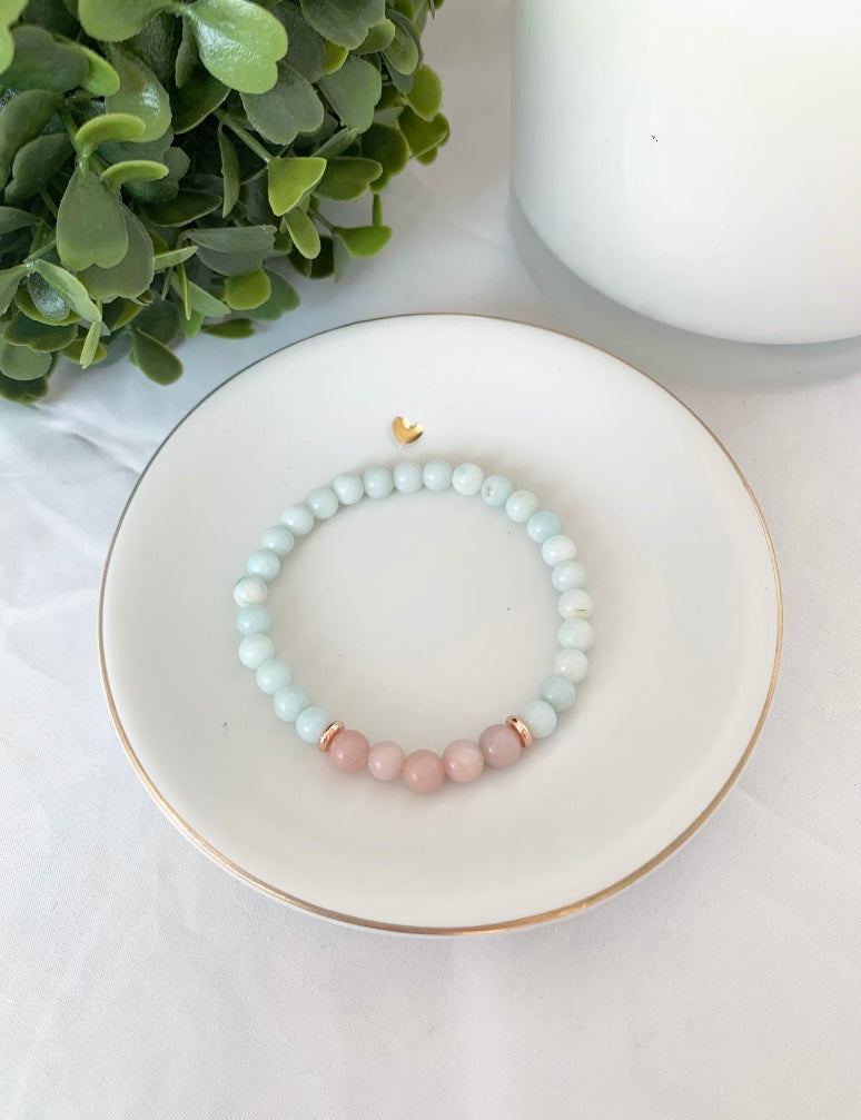 Pink amazonite on sale