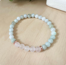 Load image into Gallery viewer, Fertility Matters Canada /Burma Jade + Rose Quartz
